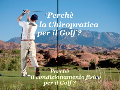 La chiropratica per il golf